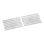 Close-up of Facom slotted blades, precision tools for professional use, displayed on a black background.