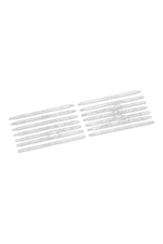 Close-up of racing car brake cooling vents with detailed metal slats for optimal airflow and heat dissipation.