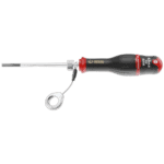 Facom PROTWIST screwdrivers with milled blades for slotted head screws, featuring ergonomic handles and precision tips.