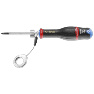 Facom AND.SLS PROTWIST Pozidriv screwdriver with round blade and ergonomic handle for precision work.