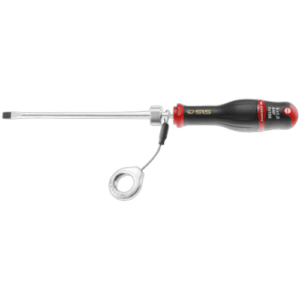 Facom PROTWIST screwdrivers for slotted head screws with milled blades, featuring ergonomic handle design.