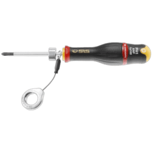 Facom ANP.SLS PROTWIST screwdriver with round blade for Phillips screws, featuring ergonomic handle and magnetic tip.
