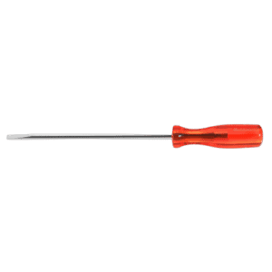 Facom AR - ISORYL slotted-head screwdriver with milled blade and red handle for precision work.