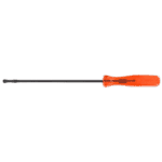 Facom straight and long spatula with orange handle and black shaft, ideal for precision tasks.