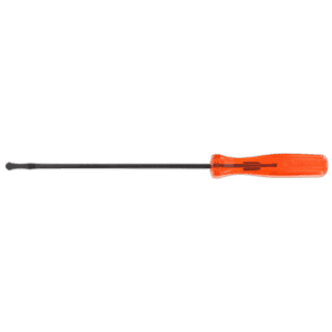 Facom straight and long spatula with orange handle and black shaft, ideal for precision tasks.