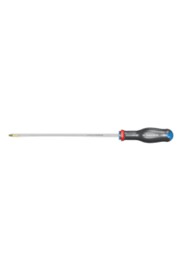Precision screwdriver with ergonomic handle and magnetic tip for detailed mechanical work, ideal for electronics and small repairs.