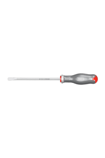Facom Prot Sd Flared screwdriver with ergonomic handle and flared tip for precision work.