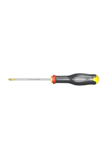 Precision Phillips screwdriver with ergonomic handle, ideal for professional and hobbyist use in mechanical and electronic repairs.