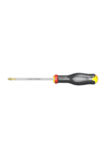 ProGrip screwdriver with ergonomic handle and magnetic tip, ideal for precision work in racewear assembly.