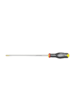 Precision screwdriver with black and yellow handle, ideal for electronics and detailed repair work.