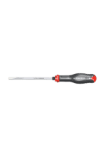 Procom flathead screwdriver with black handle and red accents, ideal for precision work in racewear maintenance.