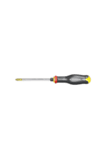 Precision screwdriver with a black and yellow handle, ideal for detailed mechanical work and electronics repair.
