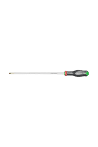 Precision screwdriver with ergonomic handle and magnetic tip, ideal for electronics and detailed repair work.