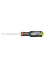 Fascom screwdriver with a black handle and green accents, ideal for precision tasks in racewear maintenance.