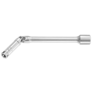 Facom 3/8 square drive hinged wrench for glow plugs, high-quality automotive tool, silver finish, compact design, suitable for engine maintenance.