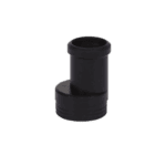 Black rubber grommet used in racing car applications for cable management and protection.