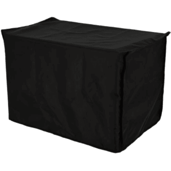 Black racing car cover from Grand Prix Racewear, designed for protection and style.