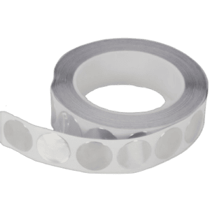 B-G Aluminium Self-Adhesive Foil Tape Discs – 12mm Diameter