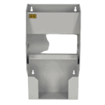 Grand Prix Racewear racing helmet storage cabinet with secure lock and ventilation for motorsport safety gear.