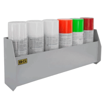 B-G Racing Aerosol Can Shelf - Powder Coated