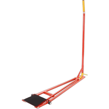 Grand Prix Racewear safety barrier with red and yellow padding for motorsport safety and crowd control.