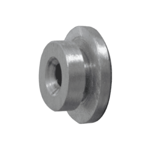 Metal racing wheel spacer for Grand Prix Racewear, designed for high-performance motorsport applications.