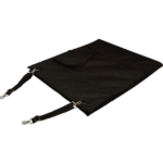 Black Grand Prix Racewear pit board carry bag with adjustable straps and a front pocket for easy transport and storage.
