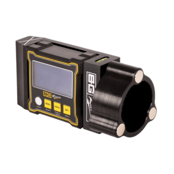 High-precision digital racing sensor with LCD display and adjustable settings for motorsport applications.