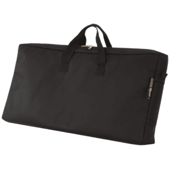 Black Grand Prix Racewear equipment bag with handles, ideal for motorsport gear storage and transport.