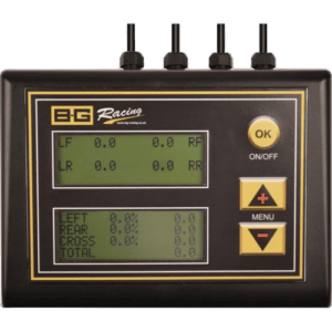 GPR Direct B-G Racing electronic racing data logger with multiple connection ports for motorsport telemetry.