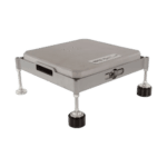 Precision load cell platform used in Grand Prix Racewear for accurate weight measurement and testing.