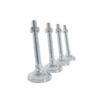 BGR357 B-G Racing Zinc Plated Levelling Feet (Set of 4)