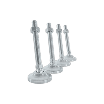 BGR357 B-G Racing Zinc Plated Levelling Feet (Set of 4)