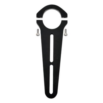 Black racing helmet visor removal tool for Grand Prix Racewear, essential for quick helmet maintenance and safety gear management.