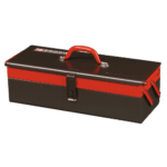 Facom 2-tray metal tool box BT.6A in black and red, ideal for workshop storage and organisation.