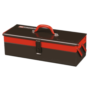 Facom 2-tray metal tool box BT.6A in black and red, ideal for workshop storage and organisation.