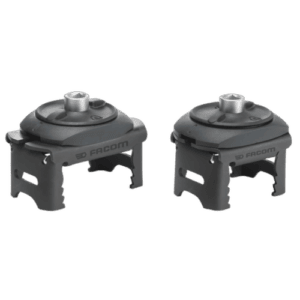 Facom set of 2 cap wrenches for L.V. / L.U.V. C.48-J2, professional automotive tools for precise fitting.