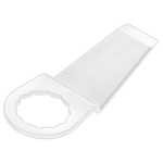 White windshield cutter blade with a circular opening and flat handle for Facom Windshield cutter blades CAD.P300F CAD.P300F12.