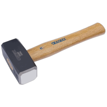 Facom club hammer with wooden handle and metal head, ideal for construction and DIY tasks.
