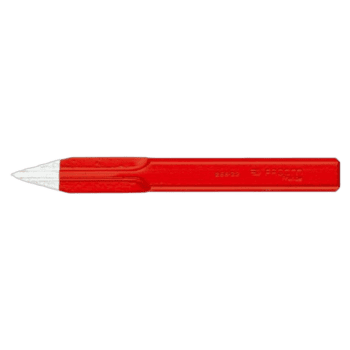 Facom Cape Chisels L with red handle and white blade for precision chiselling tasks.
