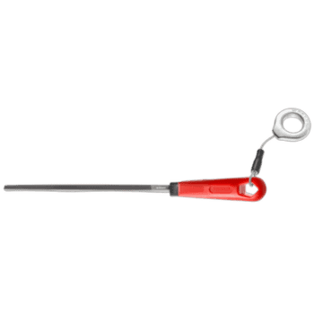Facom half-soft square file with grip, used for precision metal filing and finishing tasks.