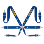 Sabelt Harness Silver Rally 3x3 - Blue