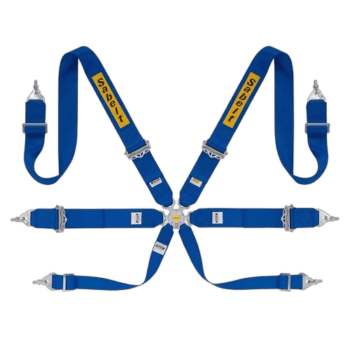 Sabelt Harness Silver Rally 3x3 - Blue