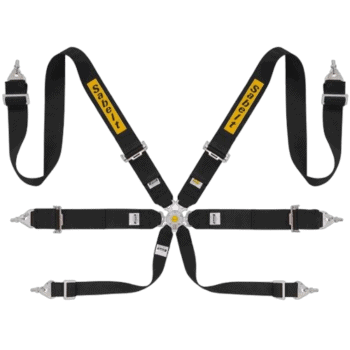Sabelt Harness Steel 3 Shoulder/3 Lap - 3x3 - Black