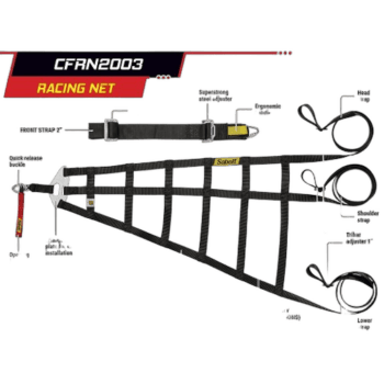 Sabelt Racing Net Mid Right Hand Side
