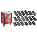 Facom 166pc General Tool Set In Chrono6 Cm.166