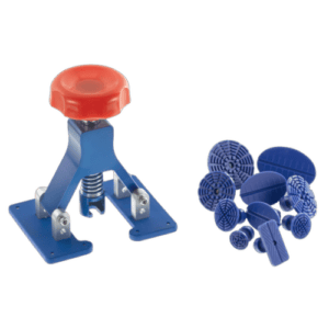 Facom manual paint-free dent removal puller with blue plastic tabs for automotive dent repair.