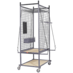Facom Bodywork component storage stand CR.S1 with multiple shelves and hooks for automotive parts and tools.