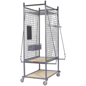 Facom Bodywork component storage stand CR.S1 with multiple shelves and hooks for automotive parts and tools.