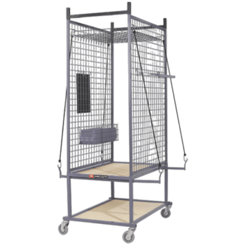 Facom Bodywork component storage stand CR.S1 with multiple shelves and hooks for automotive parts and tools.